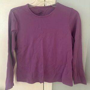 L.L. Bean Women's Vibrant Purple Long Sleeve Tee